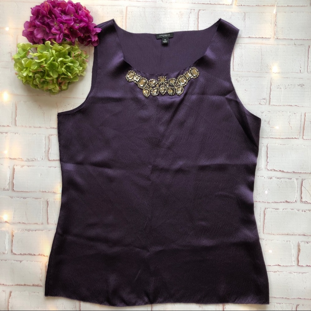 Ann Taylor 100% Silk Tank